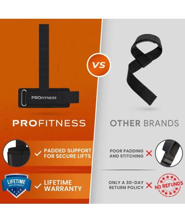 ProFitness Weight Lifting Straps - Wrist Wraps Grip for Men and Women - Deadlift Straps - Workout Lifting Straps for Weightlifting - Buy Online on GoSupps.com