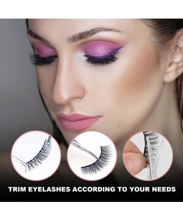 Magnetic Eyelashes with Tweezers and Waterproof Eyeliner - Reusable 3D 5D Magnetic Lashes Kit with 10 Styles - Faux Mink, Long Lasting, Natural Look - No Glue Needed | 10 Pair Pack - Buy Online on GoSupps.com