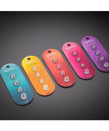 SpinFit CP100 for IEM - L | Patented Silicone Earplugs for Optimal Comfort & Secure Fit (2 Pairs 4.5-5 mm Nozzle) - Buy Online on GoSupps.com