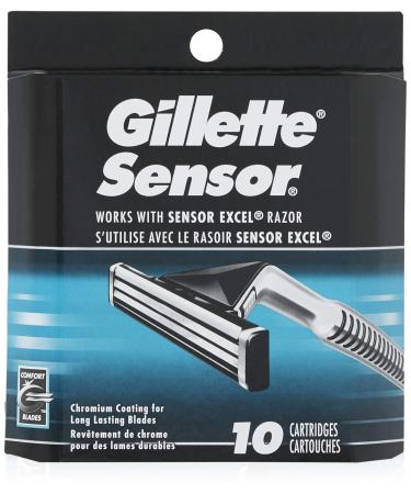 Gillette Sensor Men's Razor Blades  10 Refills