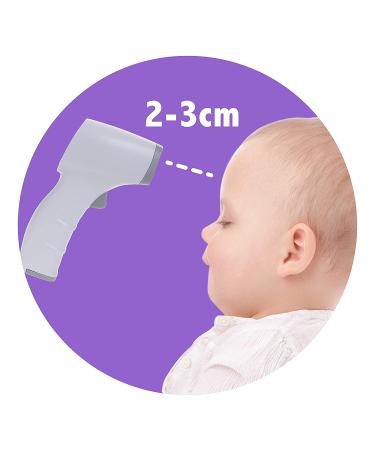Dreambaby Non-Contact Infrared Digital Forehead Thermometer - 20 Readings Memory, 10 sec Shut-Off - for Infants, Children & Adults - White, Model L342 - Buy Online on GoSupps.com