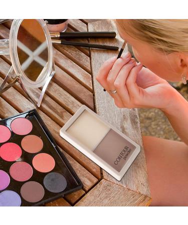 Face Matte Bronzer | Long-Lasting Matte Bronzer Contour Makeup Supplies - Multifunctional Pressed Powder Shimmer Bronzer Shiny Bronze Booster Highlight for Girls Daily Makeup Contour Powder Group B - Buy Online on GoSupps.com