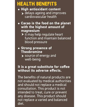 RAW | Cocoa Paste | BAMBOO STORY | Pallets | Criollo | Peru | 900g | 100% Pure - Buy Online on GoSupps.com
