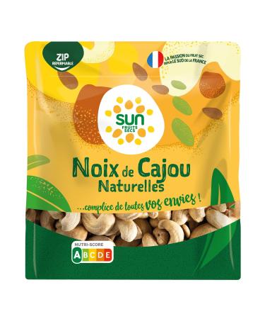 SUN - Raw Cashew Nuts 200 g - Unsalted Unroasted - For Snacking, Aperitif, Cooking - Whole Unsalted Hazelnuts No