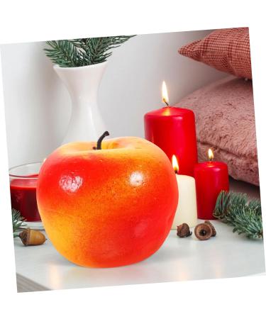 FRCOLOR 20 Pcs Christmas Fruit Candles Orange Decor Artificial Fruit Candles Fruit Figurines Fireplace Decor Lemon Shaped Candles Peach Shaped Candles Mantel Decor Statue Paraffin Indoor - Buy Online on GoSupps.com