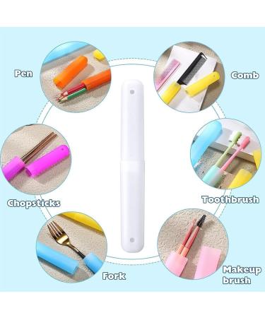Ustnir Travel Toothbrush Case - 3 Pack Plastic Storage for Clean Brushes | Perfect for Traveling & Vacations - Buy Online on GoSupps.com