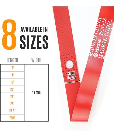 Epessa Bike Rim Strip Tape - Fits Sizes 12-700C (Pair) | Bicycle Rim Protection - Buy Online on GoSupps.com