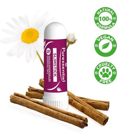 Puressentiel Slimstick Inhaler 1ml - Appetite Regulator - Anti-Snacking - 100% Natural - 5 Essential Oils - Buy Online on GoSupps.com