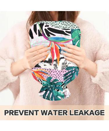 Naanle Tropical Paradise Flower Hot Water Bottle | 1L Heat & Cold Therapy for Back Pain Relief Hand & Foot Warmer - Buy Online on GoSupps.com