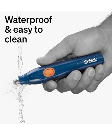 Schick 3-in-1 Hair Trimmer for Nose Ear & Eyebrows | Cordless Waterproof & Painless Grooming Tool for Men & Women - Buy Online on GoSupps.com