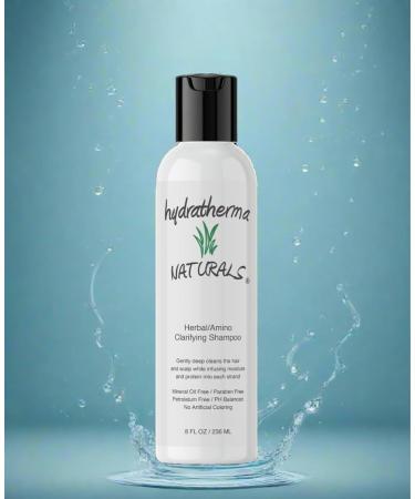 Hydratherma Naturals Herbal Amino Clarifying Shampoo - 8.0 fl. oz. | Best Amazon Seller for Clean Nourished Hair - Shop Internationally - Buy Online on GoSupps.com