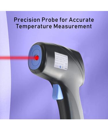 Touchless Forehead and Object Thermometer - Fast & Accurate Dual-Mode 2-in-1 Thermometer in Black - Buy Online on GoSupps.com