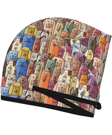 Funny Dogs Family Microfiber Hair Towel | Soft Super Absorbent Coral Velvet Wrap for Long Curly & Thick Hair - Buy Online on GoSupps.com