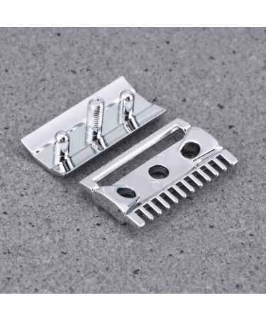 Minkissy 3x Durable Blade Razor Tool - Shaving Protection Comb & Alloy Trimmer - Safe Vagina Care - Replacement Heads - Home Salon Supplies - Silver - Buy Online on GoSupps.com