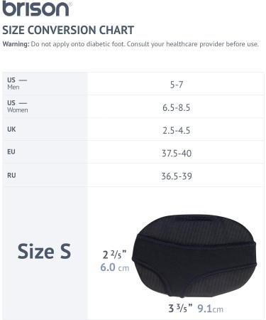 Brison Metatarsal Pads - Ball of Foot Cushion Sleeves for Metatarsalgia Pain Relief - Small Black - Buy Online on GoSupps.com