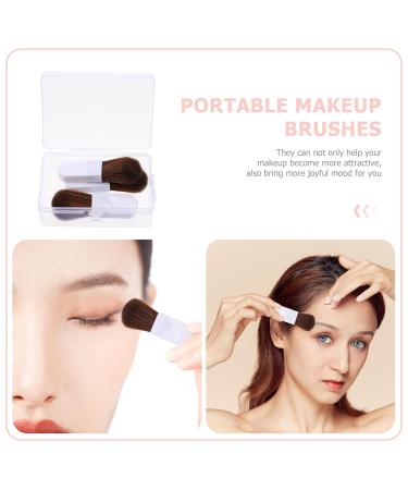 Buy Minkissy Portable Makeup Blusher Set - Travel-Friendly Face Brush for Perfect Blending - Mini Foundation Tools & Professional Loose Powder Supplies - Buy Online on GoSupps.com