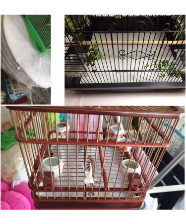 Bonaweite Extra Large Bird Cage Liner Paper - 200 Round Sheets 9.4 inch - Absorbent Disposable Non-Woven Cushion Pad for Birdcages - Buy Online on GoSupps.com