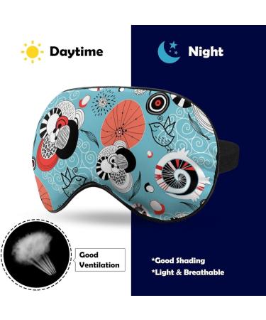 Abstract Texture Animal Sleep Mask - Adjustable Strap, Blocks Light - Men Women - Buy Online on GoSupps.com