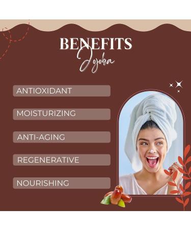 100% Pure Organic Jojoba Oil - 100ml for Body Face Hair Nails & Beard - Anti-Wrinkle & Anti-Acne - Vegan & Cold Pressed - Buy Online on GoSupps.com