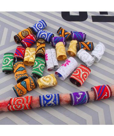 Beaupretty 12Pcs Colorful Dreadlocks Pearls & Cuffs - Decorative Hair Accessories for Men & Women - Buy Online on GoSupps.com