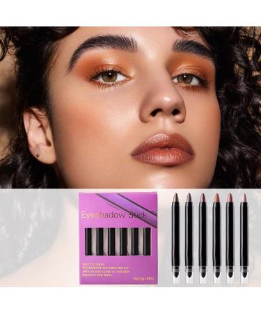 Shimmering Eyeshadow Eyeshadow Pen Shimmer Pencil 6 Colors Shine Pencil for Eyes with Shimmering SmudgeProof Bags b - Buy Online on GoSupps.com