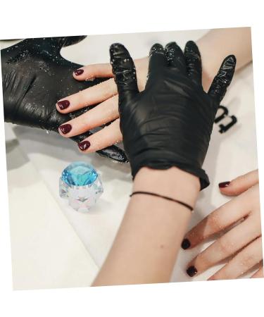 POPETPOP 2 Pcs Nail Art Crystal Cup Nail Powder Mixing Cups Crystal Dappen Dish Cups Glass Cup for Nail Liquid Clear Tumblers Acrylic Powder Bowl Diamonds With Cover Cup Bowl White Crystal 5.5x5.5cmx2pcs Bluex2pcs - Buy Online on GoSupps.com