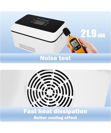 SevenChip Insulin Cooler Box - Portable Travel Mini Drug Refrigerator Case for Diabetics - USB Rechargeable - Buy Online on GoSupps.com