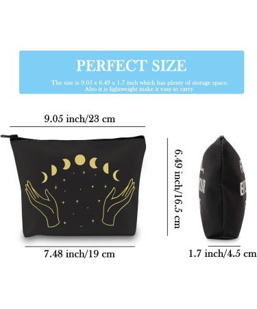 Moon Witch Zippered Bag for Tarot Cards & Crystals | Stylish Moon Phase Storage - Buy Online on GoSupps.com