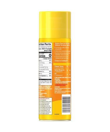 Crisco Butter Flavor No-Stick Cooking Spray 6 oz - Pack of 12 - Buy Online on GoSupps.com