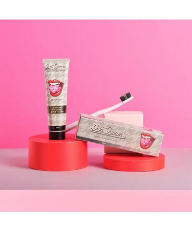  Dr. Bauer's Dr. Bauer's Smile of Love Black Night Toothpaste Fluoride Free with Activated Charcoal and Mint for Gentle Teeth Whitening - 6 Pack - 90ml - Buy Online on GoSupps.com