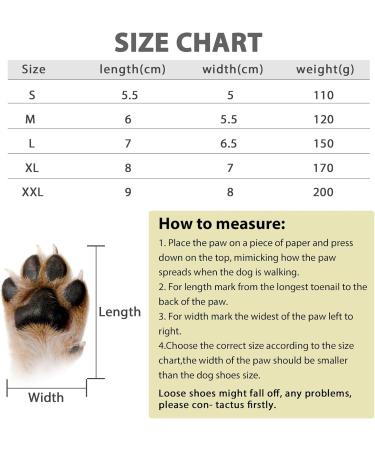 Reestboo Dog Shoes - Anti-Slip Paw Protection Boots for Large Dogs | Reflective Straps & Velcro | Winter Yellow (XXL) - 4 Pack - Buy Online on GoSupps.com