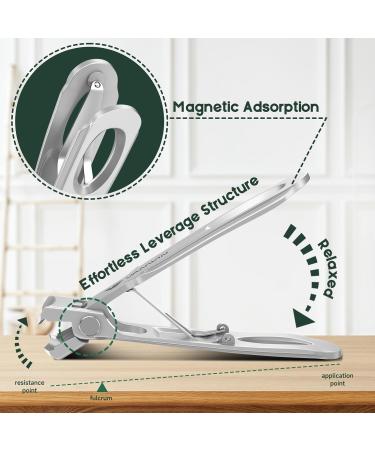 Vanner Nail Clippers for Thick Nails Large Stainless Steel Toenail Clippers for Seniors Men & Women with 15mm Cheeks & Fishing Device - Buy Online on GoSupps.com