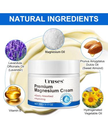  CCKULOOB Magnesium Cream Magnesium Oil Cream for Sleeping Magnesium Sleep Butter - Relieves Joint and Muscle Pain Magnesium Ointmen - Buy Online on GoSupps.com
