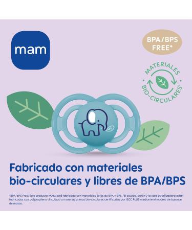 MAM Perfect Start S188 - Ultrathin Silicone Pacifier for 0-2 Months | 2 Pack with Self-Sterilizing Box | Flexible & Extra Soft | International Shipping Available - Buy Online on GoSupps.com