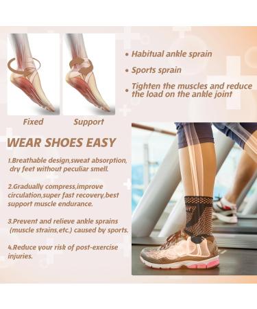 Shop Ankle Brace for Women & Men - Compression Sleeve & Open Toe Socks for Plantar Fasciitis Relief | Breathable Support for Swelling & Sprain - International Shipping Available - Buy Online on GoSupps.com