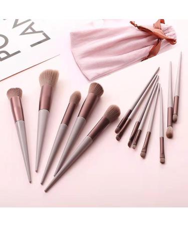 Shop SooChat 13Pcs Professional Makeup Brush Set - Foundation Eyeshadow & More | Champagne Gold | International Shipping - Buy Online on GoSupps.com