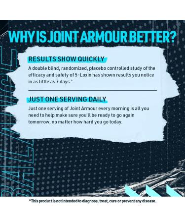 Blue Star Nutraceuticals JOINT ARMOUR - Joint Support Formula w/ 5-Loxin | Daily Use Formula Function At Full Strength - 90 Capsules - Buy Online on GoSupps.com