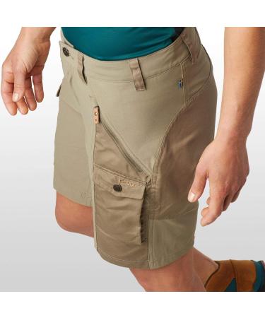 Fj llr ven Women's Nikka Curved Shorts W 42 - Olive Green Lightweight Outdoor Shorts | International Shipping Available - Buy Online on GoSupps.com