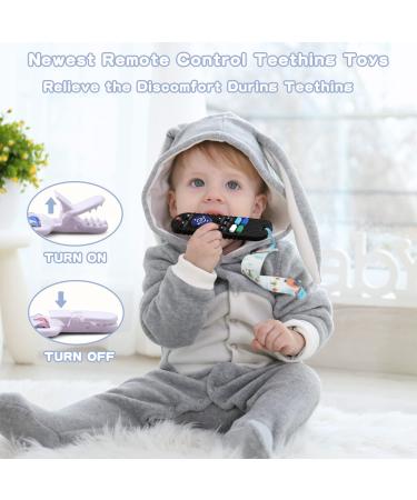 X-KIDS 4-Pack Silicone Baby Teething Toys - Remote Control & Gamepad Teether Set with Pacifier Clips - Buy Online on GoSupps.com