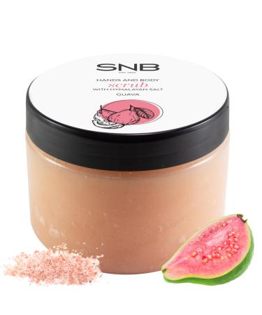 Star Nails Bulgaria Ltd SNB Professional body peeling with Himalayan salt & guava 300 ml natural peeling care for smooth skin with shea butter moisturizing salt peeling for women and men