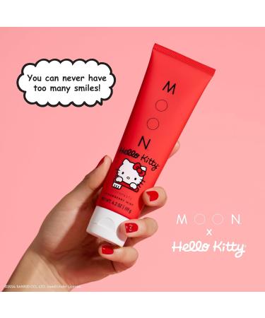 Buy MOON x Hello Kitty Pink Toothpaste - Vegan Fluoride-Free Strawberry Mint Flavor for Fresh Breath | 4.2 oz - Ideal for Adults & Kids - Buy Online on GoSupps.com