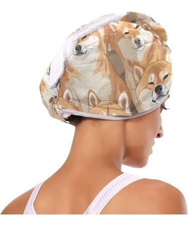 Small Yellow Dog Hair Towel 2 Pack - Super Absorbent Quick Dry Hair Turbans for Women & Girls - Ideal Pet Drying Solution - Buy Online on GoSupps.com