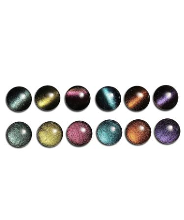 AIMEILI Cat Eye Gel Nail Polish Set - 6 Hema Free 10ml UV/LED Soak Off Colors for Stunning Nail Art - Perfect Manicure Kit - Buy Online on GoSupps.com