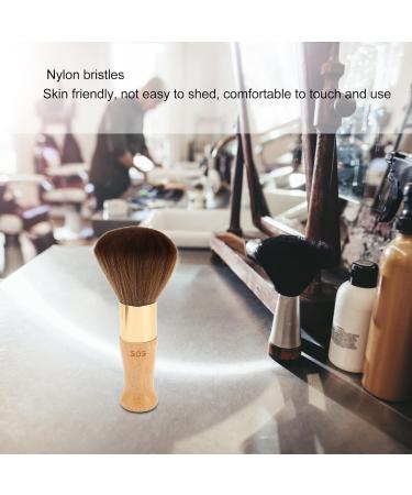 Omabeta Face Neck Duster Sturdy Handle Barber Neck Duster Brush Ergonomic Nylon Bristles Skin Friendly for Salon - Buy Online on GoSupps.com