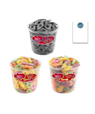 Shop Delicious International Sweets - Free Notepad with Order | Tongues Salt Diamonds & Pacifiers SS - Buy Online on GoSupps.com