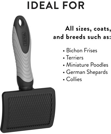 Wahl Professional Animal Slicker Brush - Top-Quality Pet Grooming Tool - Buy Online on GoSupps.com