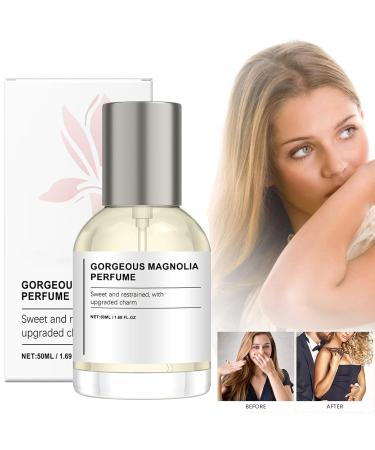 Magnolia Flower Perfume for Women Long Lasting Perfume Unique Light Elegant Fragrance Gift for women 50ml/1.7fl.oz White-Magnolia - Buy Online on GoSupps.com