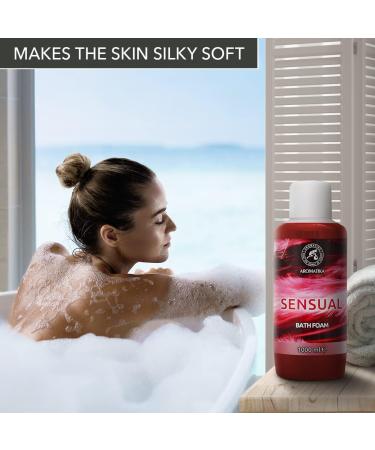 Bath Foam Sensual - 34 Fl Oz | Relaxing Aromatherapy & Wellness for a Good Sleep - Luxury Spa Bubble Bath Experience - Buy Online on GoSupps.com
