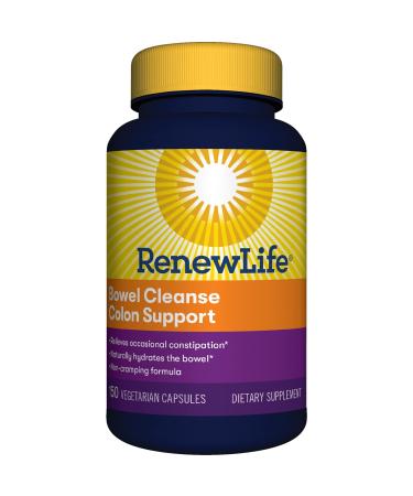Renew Life Bowel Cleanse Colon Support 150 Vegetarian Capsules
