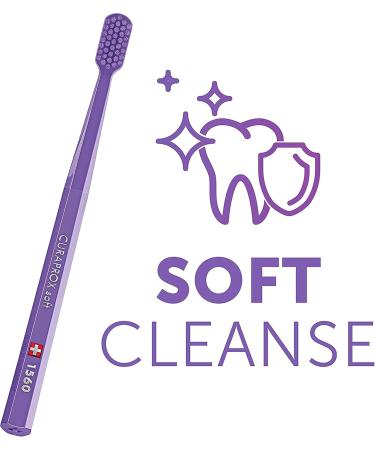 Curaprox Soft 1560 Sensitive Toothbrush Set - 6 Colors Gentle Cleaning & Strength for All - Buy Online on GoSupps.com